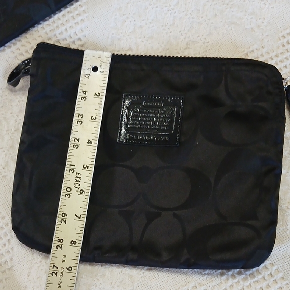 Coach Black Travel Tote and Pouch Set - Picture 10 of 12